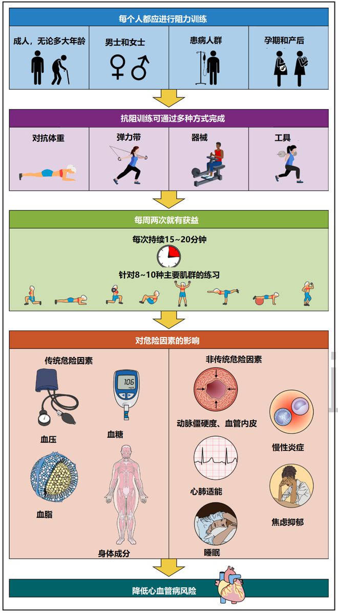 j9九游会真人游戏第一品牌每周两次力量锻炼可防心血管病！AHA科学声明(图1)